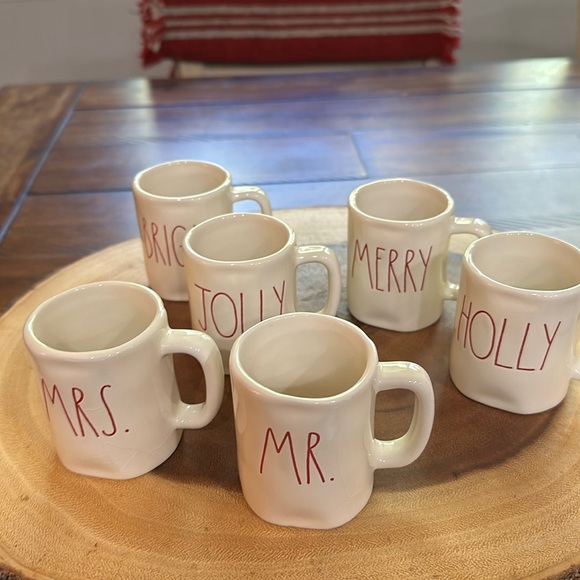 Expresso cups (6) with Holiday motif - Picture 1 of 8